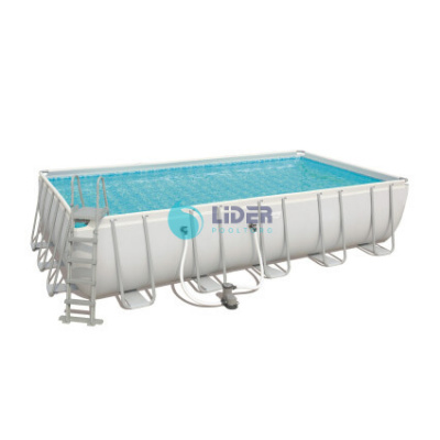 Каркасный прямоугольный бассейн Bestway 56470 (671х366х132) с картриджным фильтром