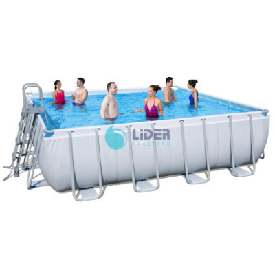 Каркасный бассейн Bestway 56626 (488х488х122) с картриджным фильтром