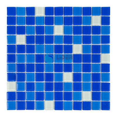 Мозаика стеклянная Aquaviva Cristall Bahama темная SJH2563