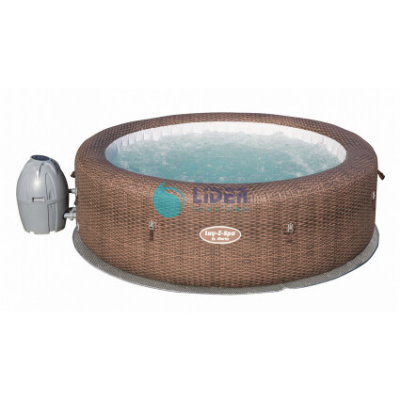 Гидромассажный круглый бассейн Bestway Lay-Z-SPA 54175 St.Moritz (216х71)